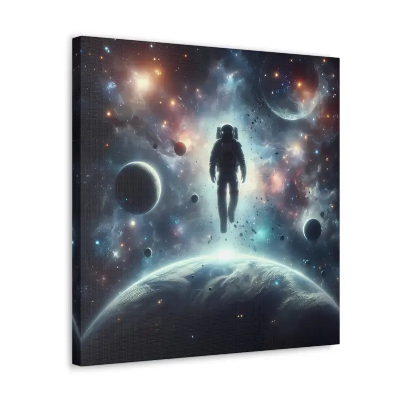 Explore Outer Space with Astronaut Canvas Gallery Wraps