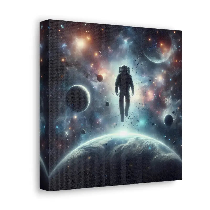 Explore Outer Space with Astronaut Canvas Gallery Wraps