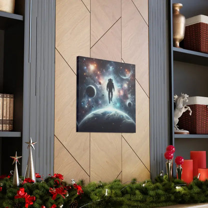 Explore Outer Space with Astronaut Canvas Gallery Wraps