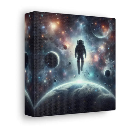 Explore Outer Space with Astronaut Canvas Gallery Wraps