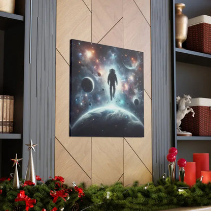 Explore Outer Space with Astronaut Canvas Gallery Wraps