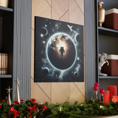 Explore the Universe: Stunning Astronaut Canvas Gallery Wraps