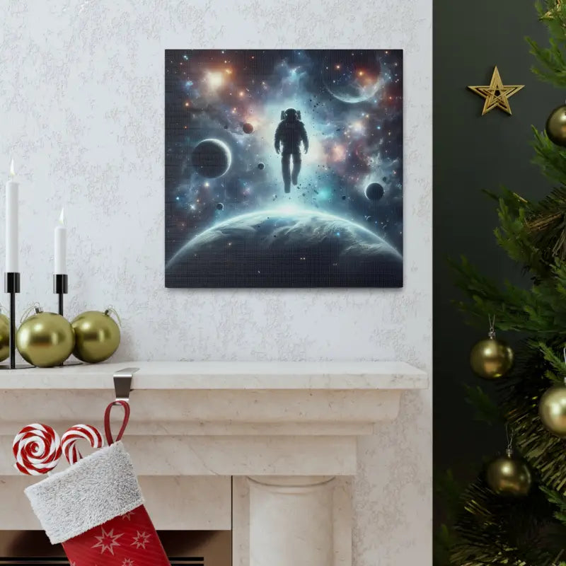 Explore Outer Space with Astronaut Canvas Gallery Wraps