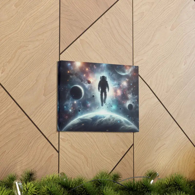 Explore Outer Space with Astronaut Canvas Gallery Wraps