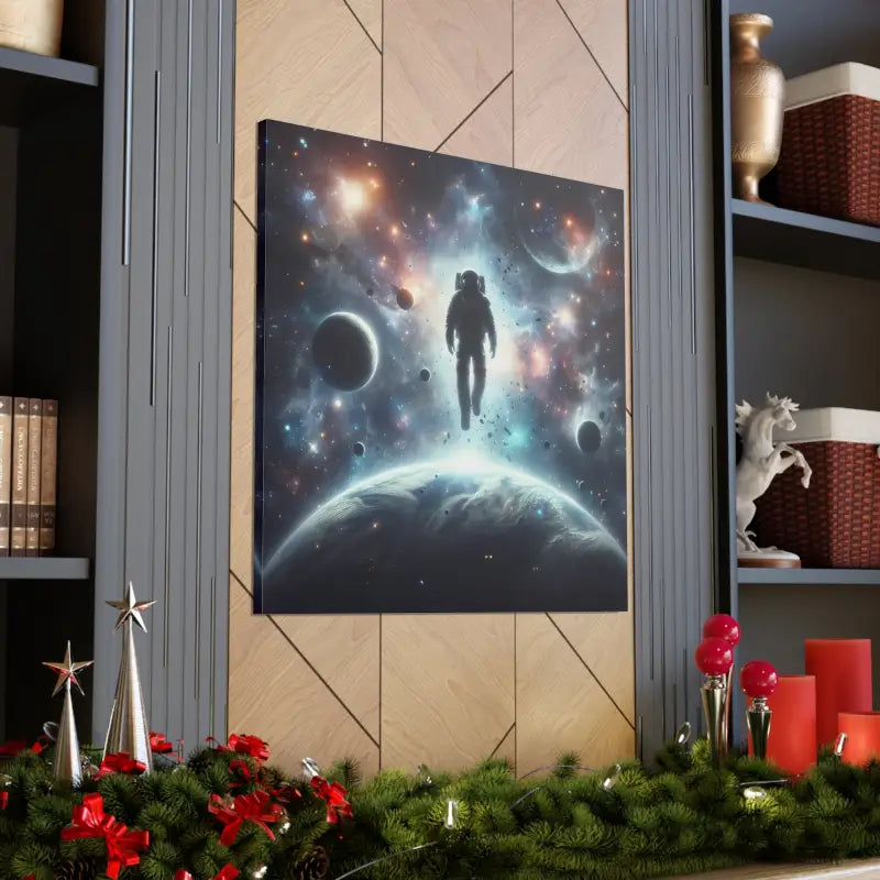 Explore Outer Space with Astronaut Canvas Gallery Wraps