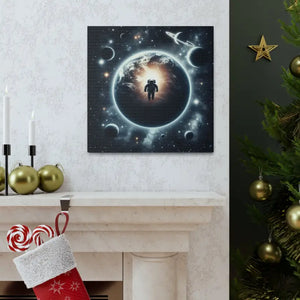 Canvas - Cosmic Astronaut Gallery Wraps - Space Art - Dipaliz