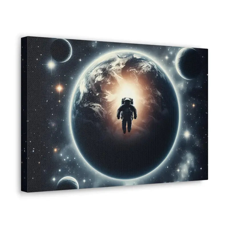 Explore the Universe: Stunning Astronaut Canvas Gallery Wraps