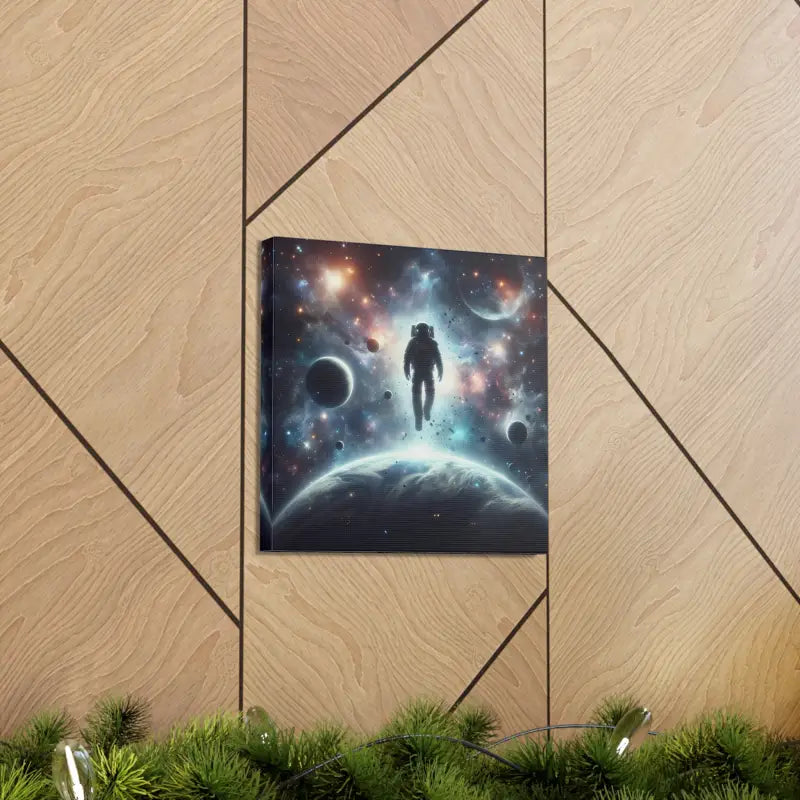 Explore Outer Space with Astronaut Canvas Gallery Wraps