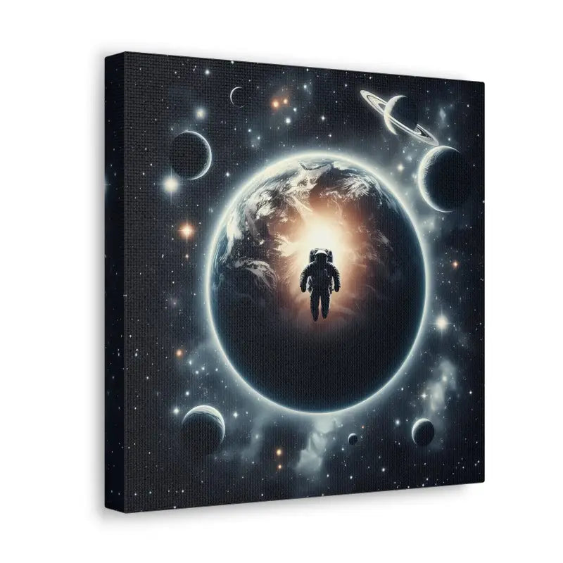 Explore the Universe: Stunning Astronaut Canvas Gallery Wraps