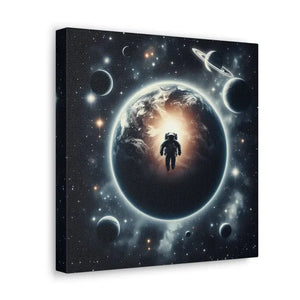 Canvas - Cosmic Astronaut Gallery Wraps - Space Art - Dipaliz