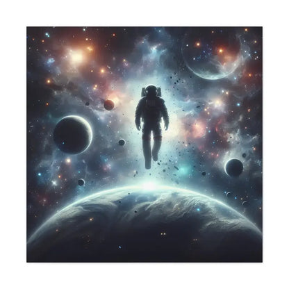 Explore Outer Space with Astronaut Canvas Gallery Wraps