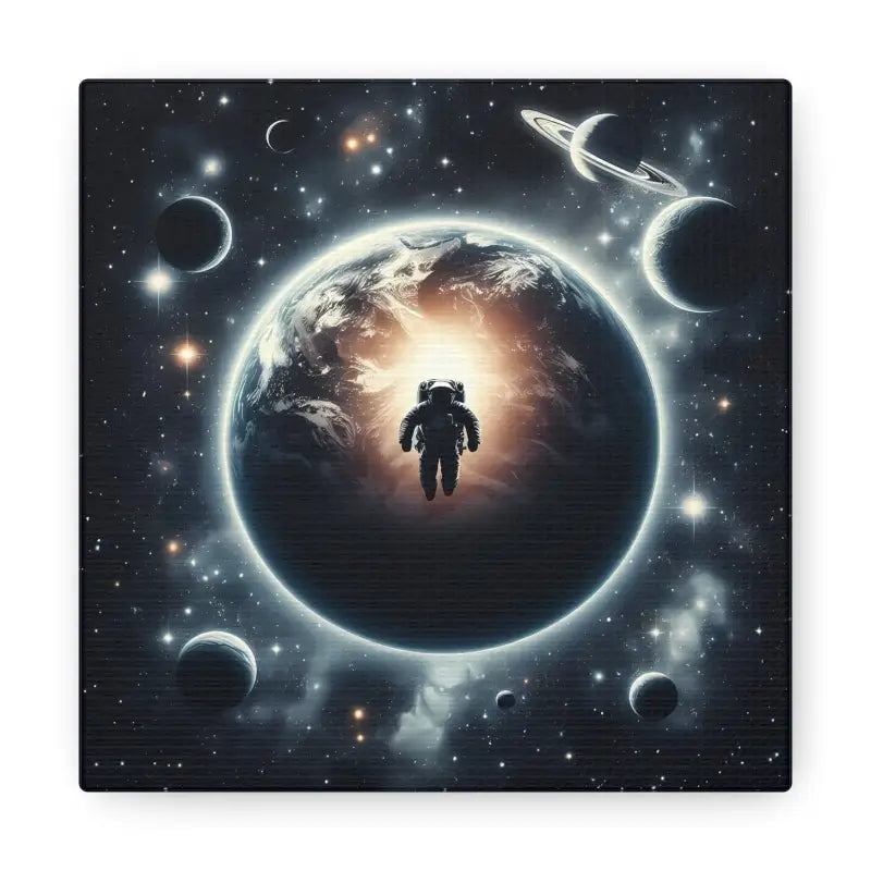 Explore the Universe: Stunning Astronaut Canvas Gallery Wraps - 6″ x / 1.25’’