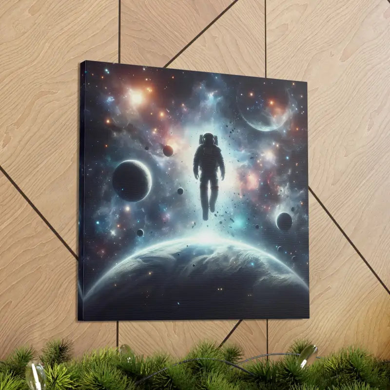 Explore Outer Space with Astronaut Canvas Gallery Wraps