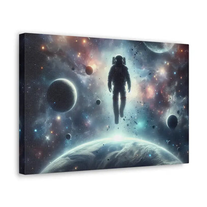 Explore Outer Space with Astronaut Canvas Gallery Wraps