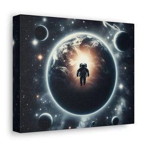 Canvas - Cosmic Astronaut Gallery Wraps - Space Art - Dipaliz