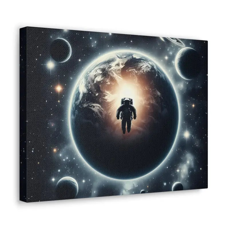 Explore the Universe: Stunning Astronaut Canvas Gallery Wraps