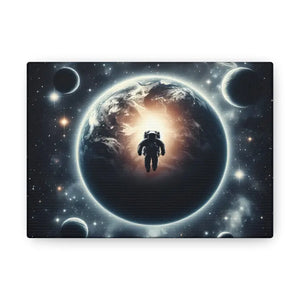Canvas - Cosmic Astronaut Gallery Wraps - Space Art - Dipaliz 7’’ x 5’’ / 1.25’’