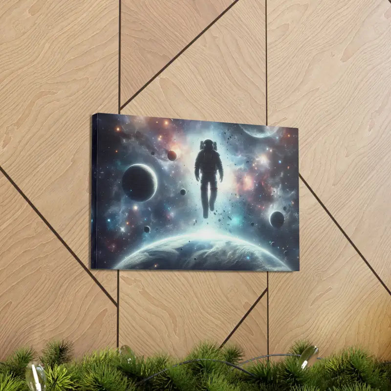 Explore Outer Space with Astronaut Canvas Gallery Wraps