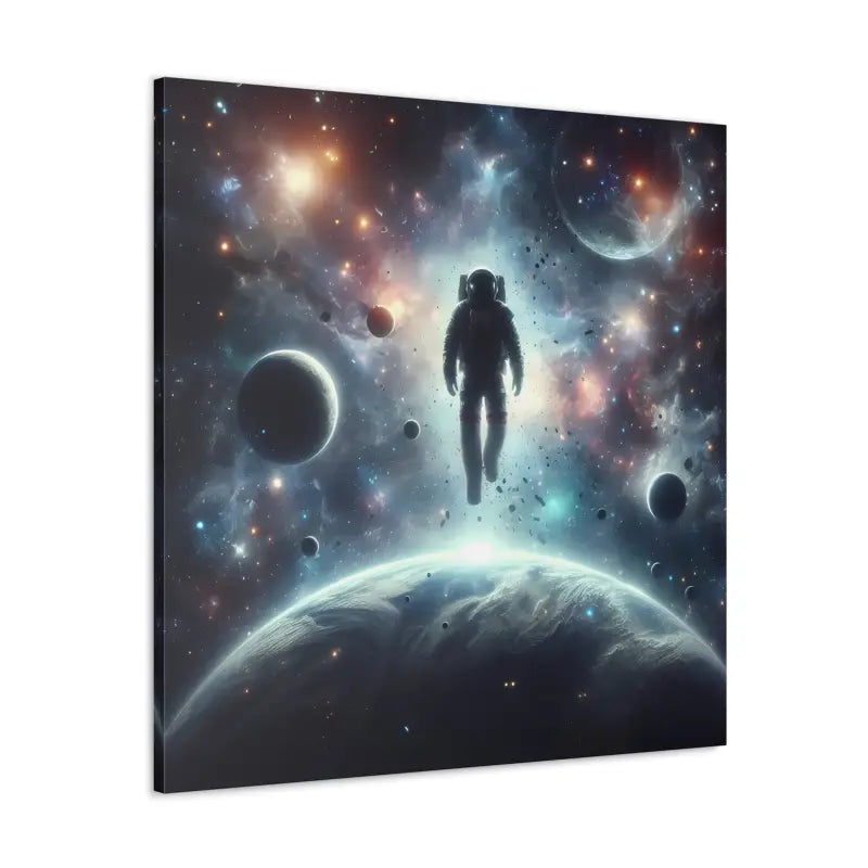 Explore Outer Space with Astronaut Canvas Gallery Wraps