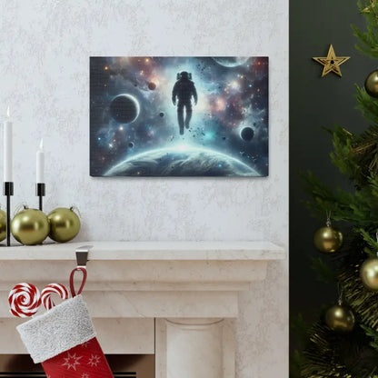 Explore Outer Space with Astronaut Canvas Gallery Wraps