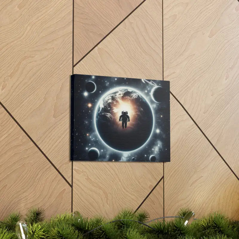 Explore the Universe: Stunning Astronaut Canvas Gallery Wraps