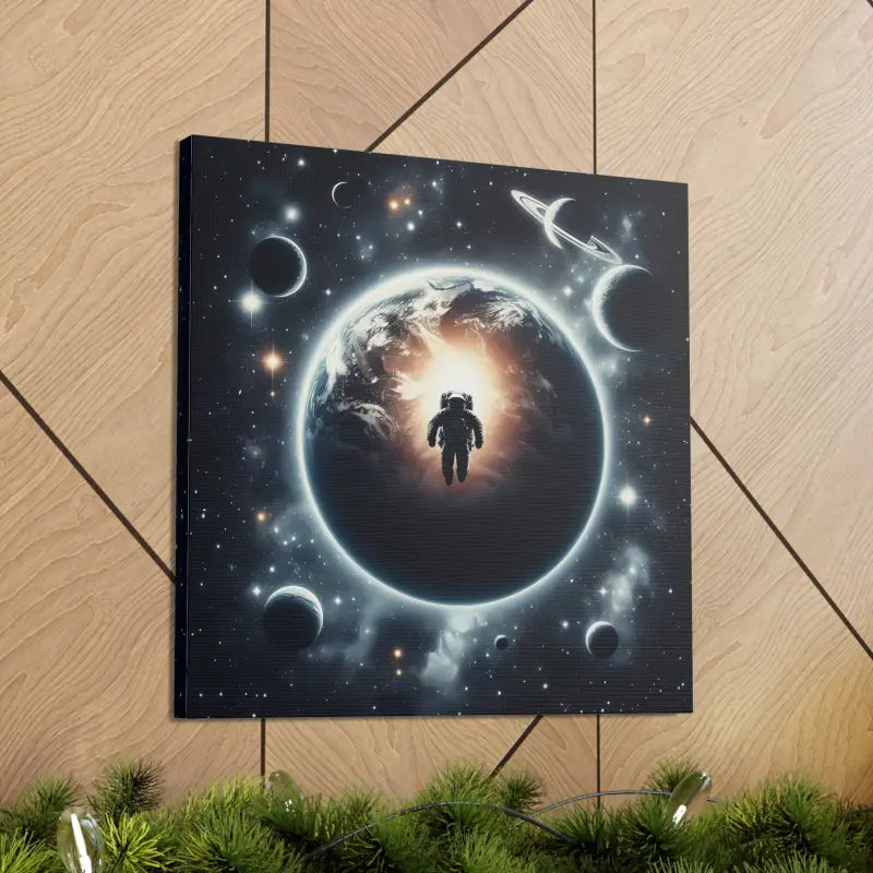 Explore the Universe: Stunning Astronaut Canvas Gallery Wraps