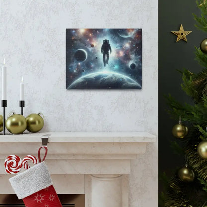 Explore Outer Space with Astronaut Canvas Gallery Wraps