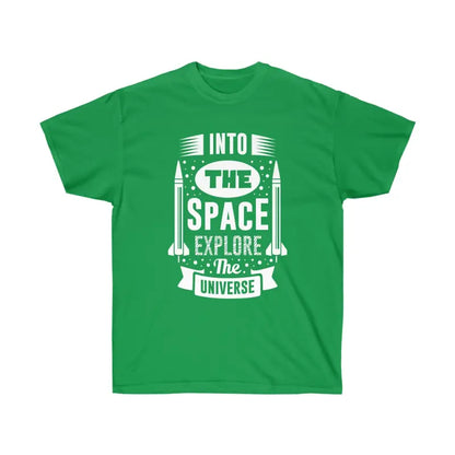 Blast off in Style with the Ultra Cotton Tee for Space Lovers! - Irish Green / s T-shirt