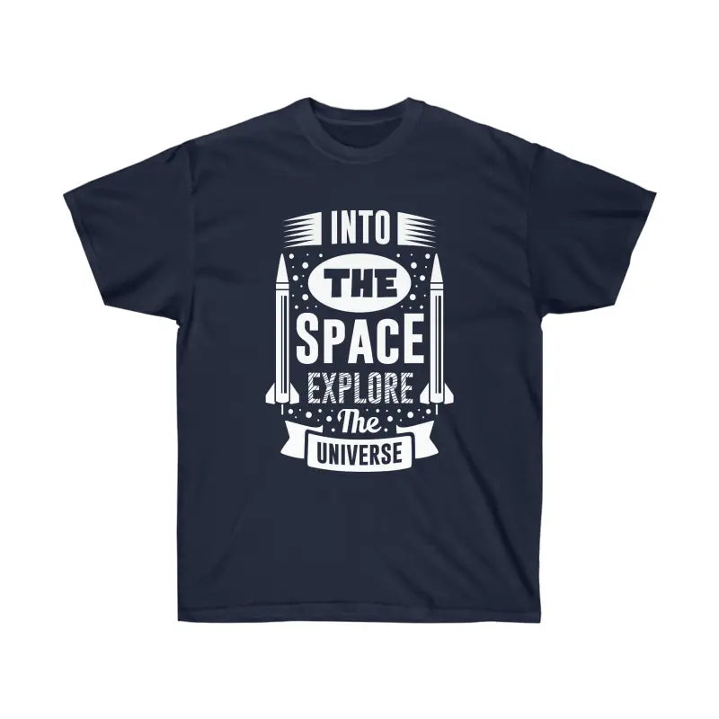 Blast off in Style with the Ultra Cotton Tee for Space Lovers! - Navy / s T-shirt