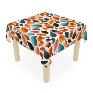 Autumn Leaves Tablecloth - Exquisite Fall Design - Dipaliz - one Size / White - Tablecloths