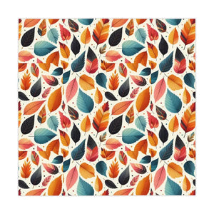 Autumn Leaves Tablecloth - Exquisite Fall Design - Dipaliz - one Size / White - Tablecloths