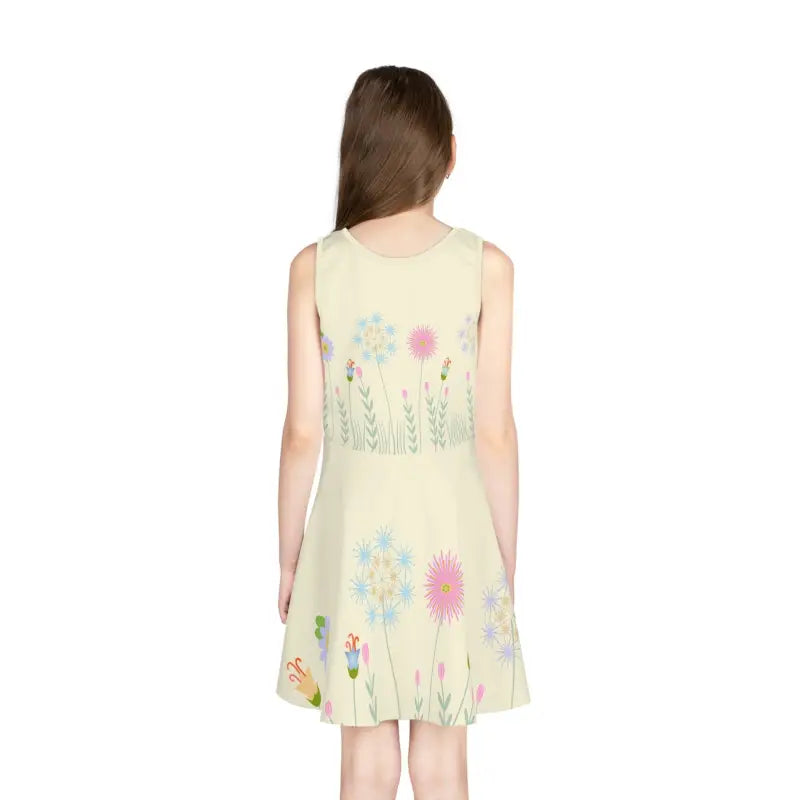 Wildflower Sleeveless Sundress for Little Fashionistas - All Over Prints