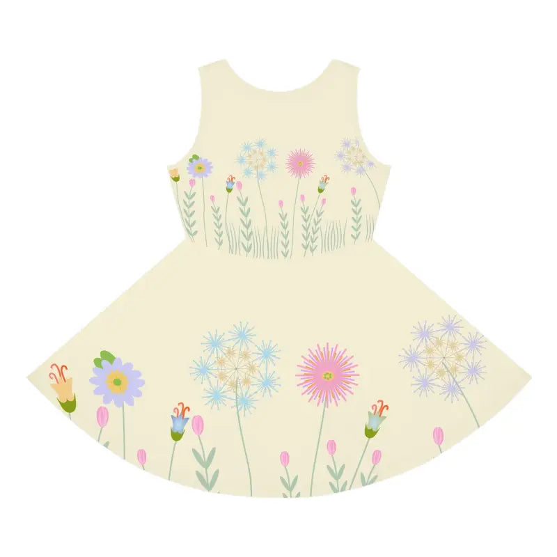 Wildflower Sleeveless Sundress for Little Fashionistas - All Over Prints