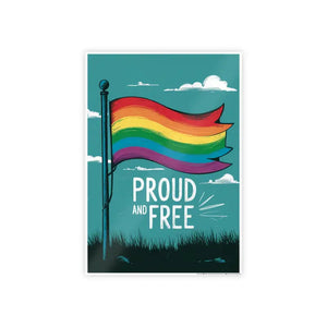 Bold Self-expression High-gloss Gay Pride Posters - Dipaliz - Prints & Visual Artwork