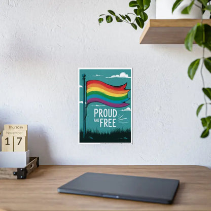 Bold Self-expression with High-gloss Gay Pride Posters! - Poster