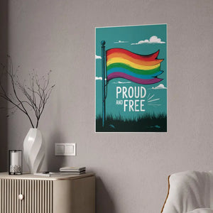 Bold Self-expression High-gloss Gay Pride Posters - Dipaliz - 23.4’’ x 33.1’’ (vertical) / Glossy - Prints & Visual