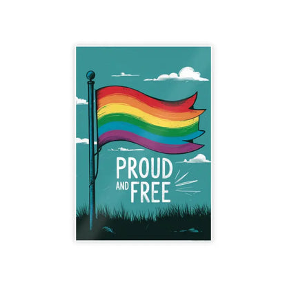 Bold Self-expression with High-gloss Gay Pride Posters! - Poster