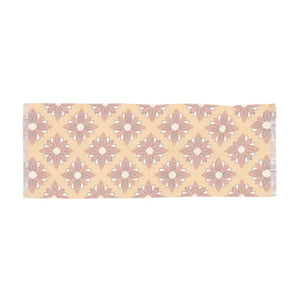 Orange Floral Scarf - Sheer Polyester Sports Fan Accessory - Dipaliz - 27’’ × 73’’ - Scarves