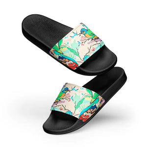 Sandals - Women’s Slides - Chic Upper Strap Comfort - Dipaliz Birds