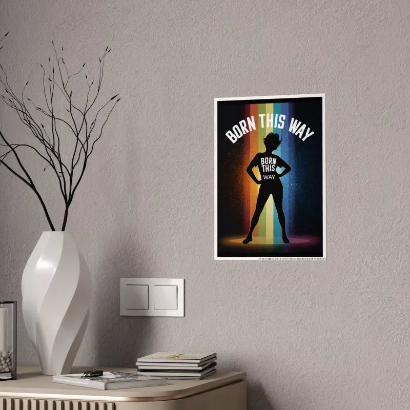 Vibrant Glossy Gay Pride Posters for Every Room! - Poster