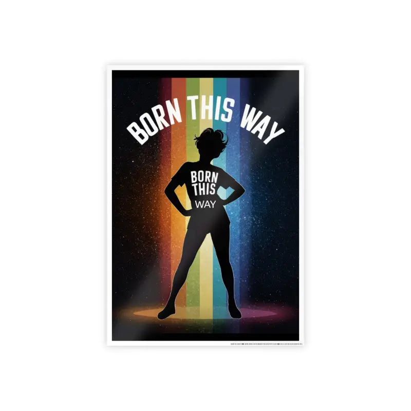 Vibrant Glossy Gay Pride Posters for Every Room! - Poster