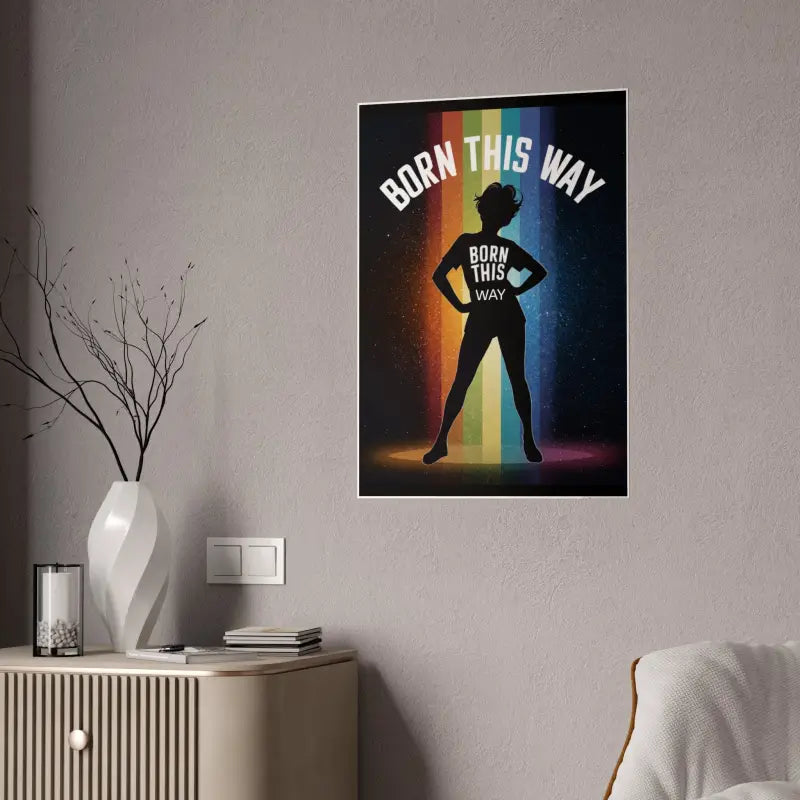 Vibrant Glossy Gay Pride Posters for Every Room! - Poster