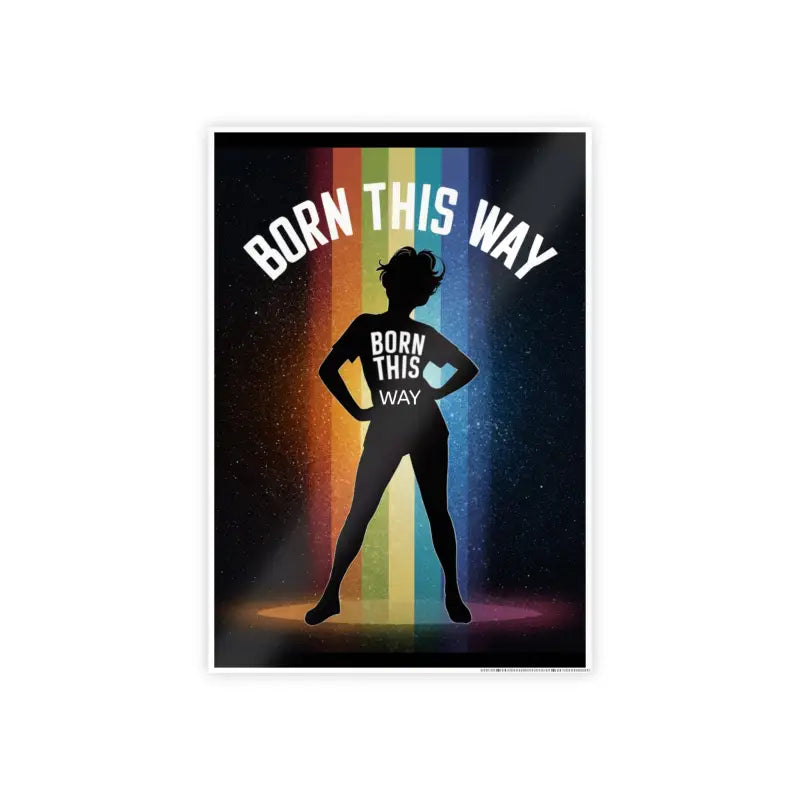 Vibrant Glossy Gay Pride Posters for Every Room! - Poster