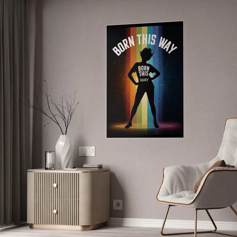 Vibrant Glossy Gay Pride Posters for Every Room! - Poster