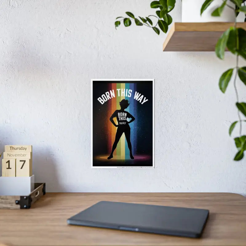 Vibrant Glossy Gay Pride Posters for Every Room! - Poster