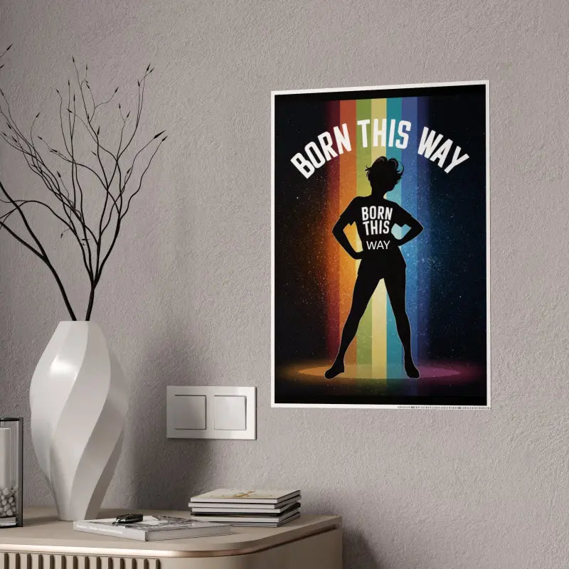 Vibrant Glossy Gay Pride Posters for Every Room! - Poster