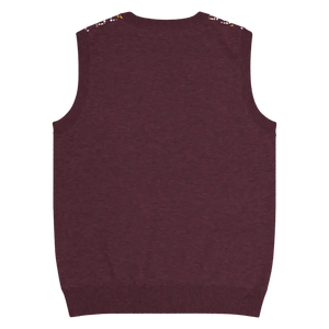 Fair Isle Winter Pattern Knit V-neck Vest - Dipaliz - Vests