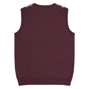 Fair Isle Winter Pattern Knit V-neck Vest - Dipaliz - Vests