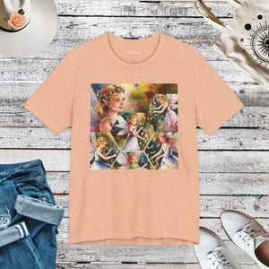 T-shirt - Enchanted Forest Unisex Jersey Tee - Magical Fairy Design - Dipaliz