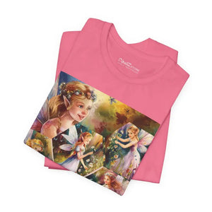 T-shirt - Enchanted Forest Unisex Jersey Tee - Magical Fairy Design - Dipaliz